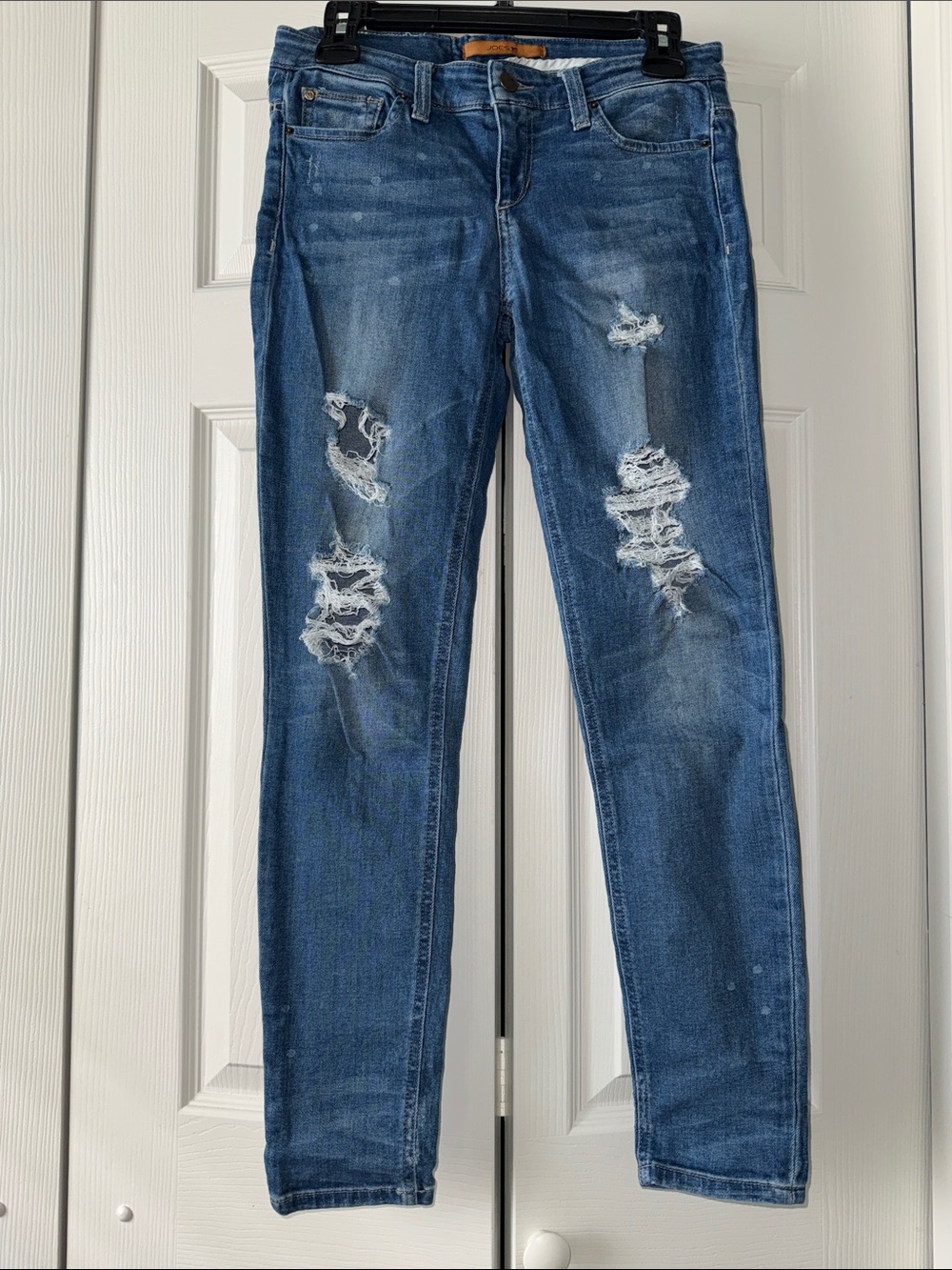 Joe's Jeans Blue Distressed Skinny Jeans
